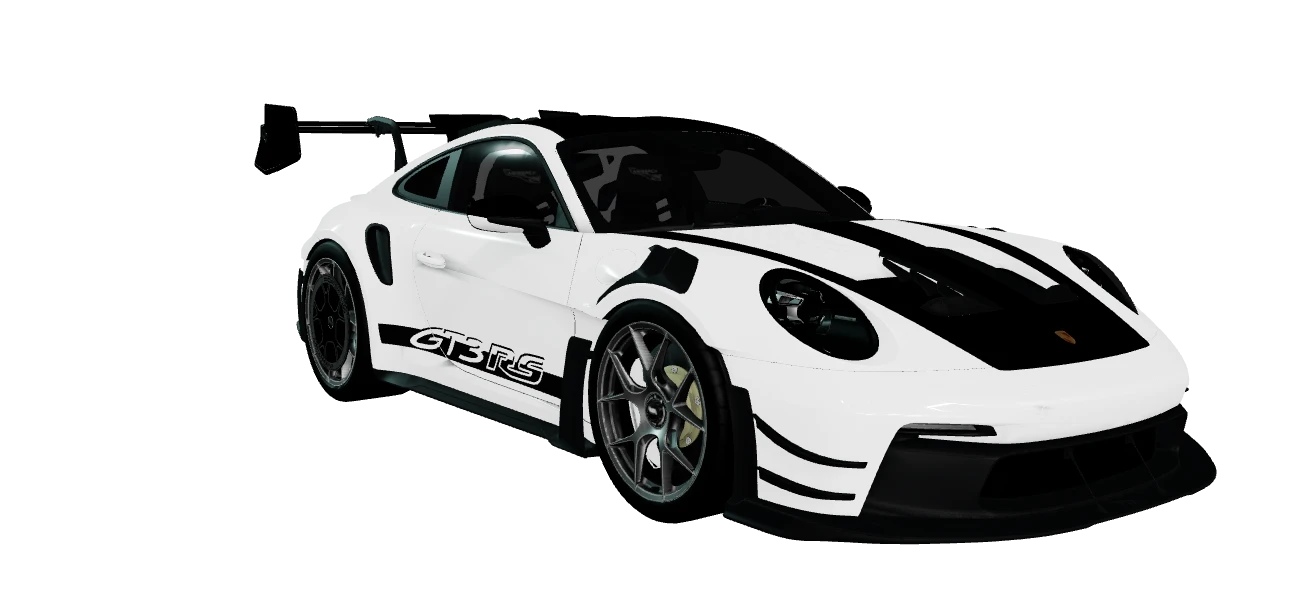 White Porsche 911 GT3 RS